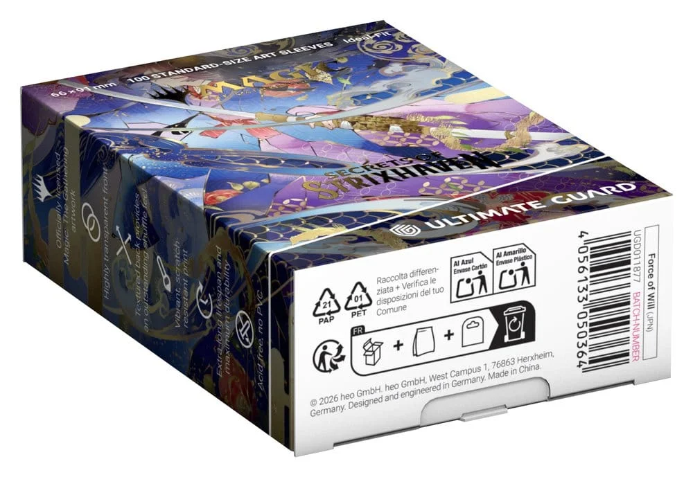 Ultimate Guard Art Sleeves 66 x 91 mm (100 Sleeves) Magic: The Gathering | Secrets of Strixhaven - Force of Will (JPN)